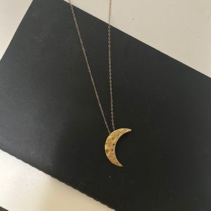 Blue Ruby moon necklace